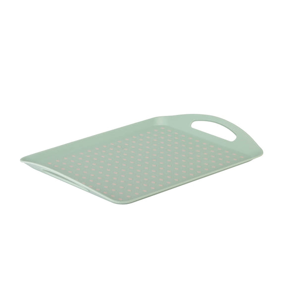 Fusion Twist Non-Slip Serving Tray - Mint