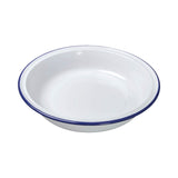 Falcon Enamel 22cm Round Pie Dish - White/Blue