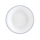 Falcon Enamel 22cm Round Pie Dish - White/Blue