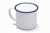 Falcon Enamel 8cm 284ml Mug - White/Blue