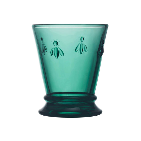 La Rochere Bee Embossed Emerald Green Goblet Tumbler Glass - 270ml