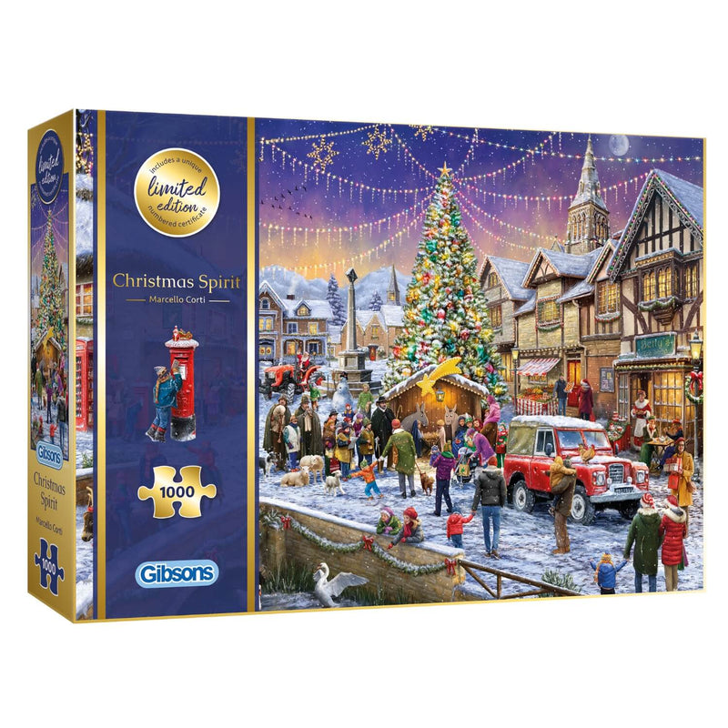 Gibsons 1000 Piece Jigsaw Puzzle - Christmas Spirit