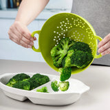 Zeal Premium 20cm Melamine Colander with Handles - Lime