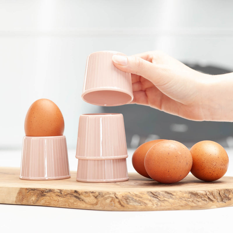 Zeal Stacking Melamine Egg Cup - Yellow