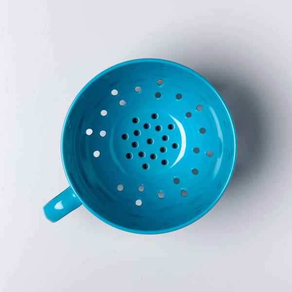 Zeal Berry 10cm Melamine Colander with Handle - Aqua