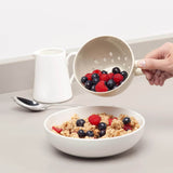 Zeal Berry 10cm Melamine Colander with Handle - Cream