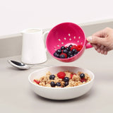 Zeal Berry 10cm Melamine Colander with Handle - Neon Pink