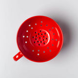 Zeal Berry 10cm Melamine Colander with Handle - Red