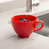 Zeal Berry 10cm Melamine Colander with Handle - Red