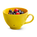 Zeal Berry 10cm Melamine Colander with Handle - Yellow