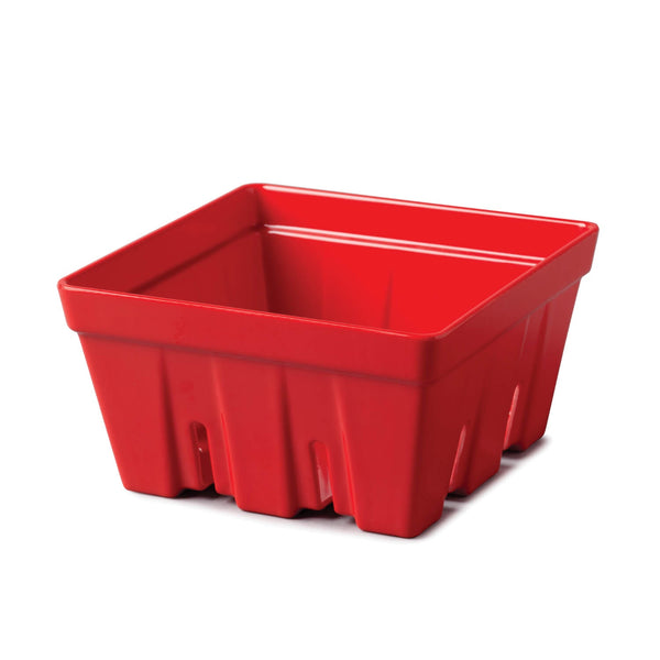 Zeal 15cm Melamine Berry Box & Colander - Red
