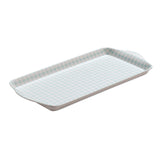 Zeal Melamine Gingham Sandwich Tray - Duck Egg Blue