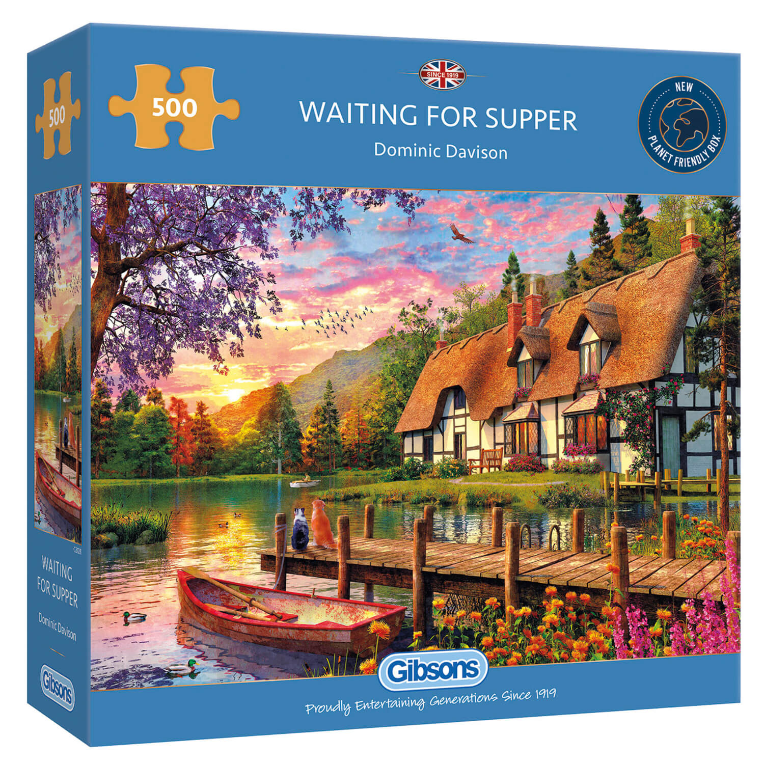 Buy Gibsons | 500 Piece Jigsaw Puzzle - Waiting For Supper – Potters ...