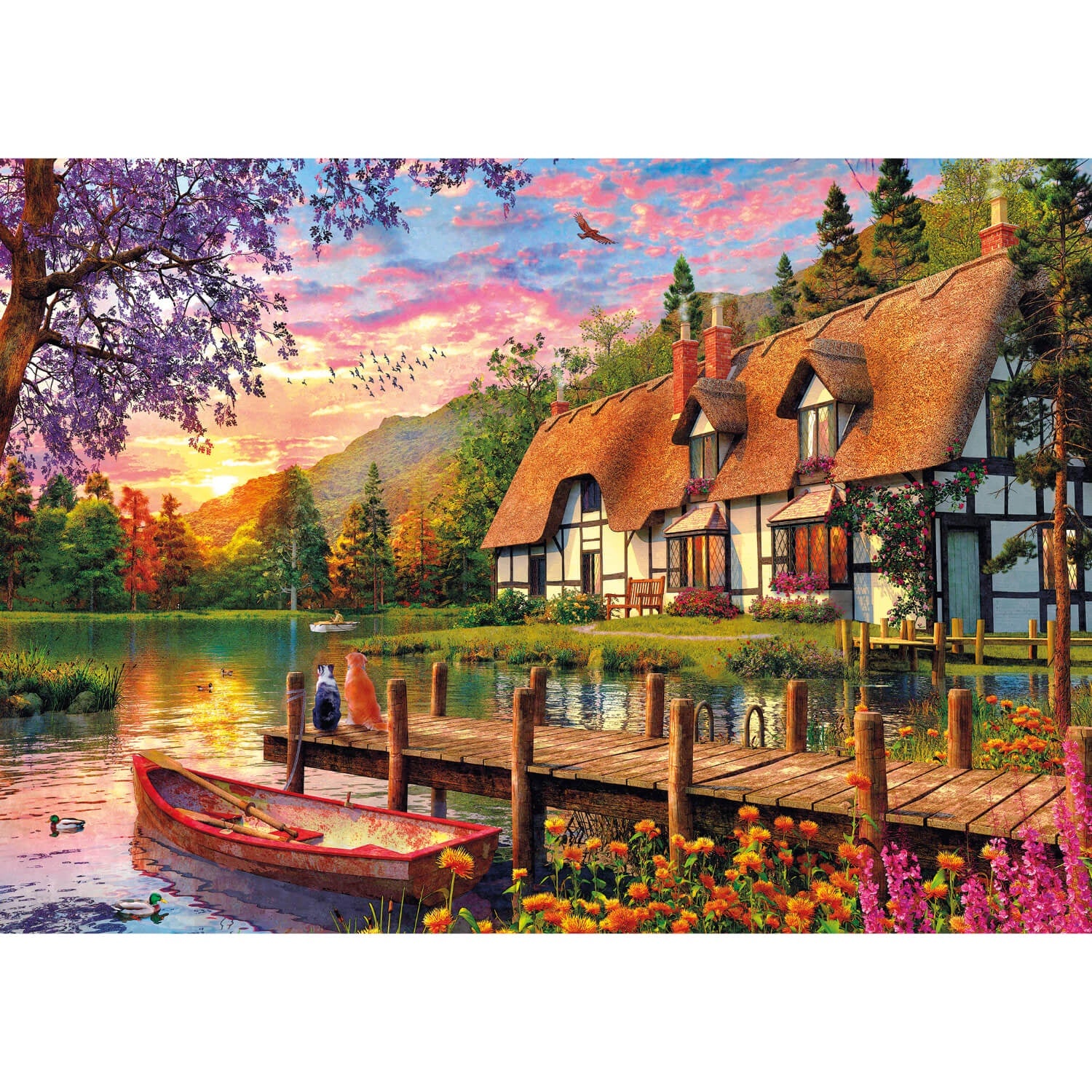 Buy Gibsons | 500 Piece Jigsaw Puzzle - Waiting For Supper – Potters ...