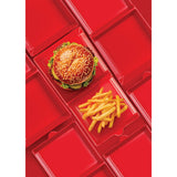 Zeal Melamine Burger Box - Neon Pink