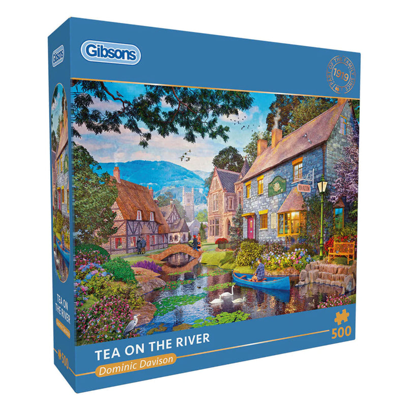 Buy Gibsons | 500 Piece Jigsaw Puzzle - Tea On The River – Potters Cookshop