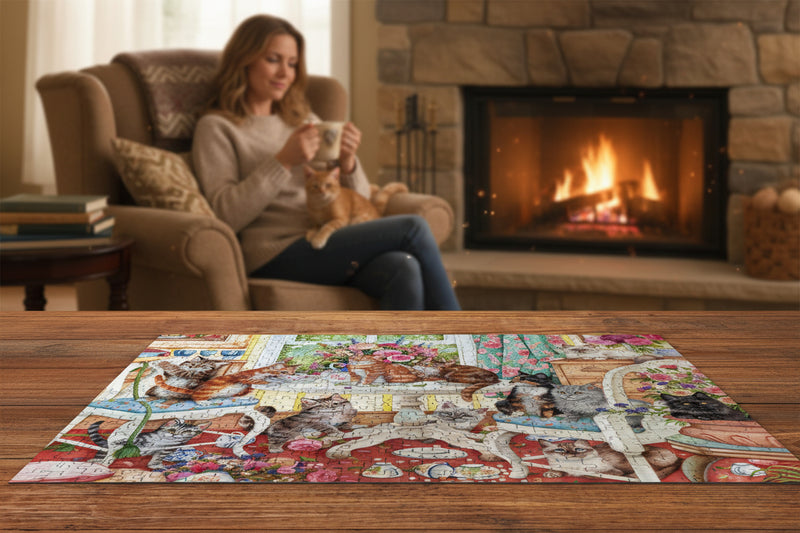 Buy Gibsons | 500 Piece Jigsaw Puzzle - Tails From The Tea Party ...