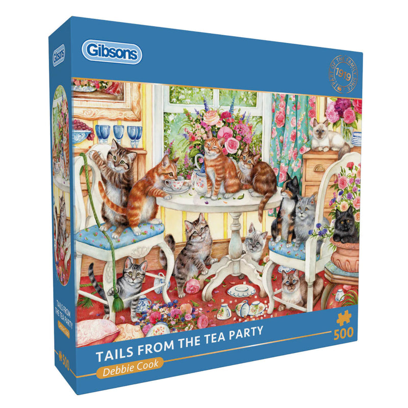 Buy Gibsons | 500 Piece Jigsaw Puzzle - Tails From The Tea Party ...