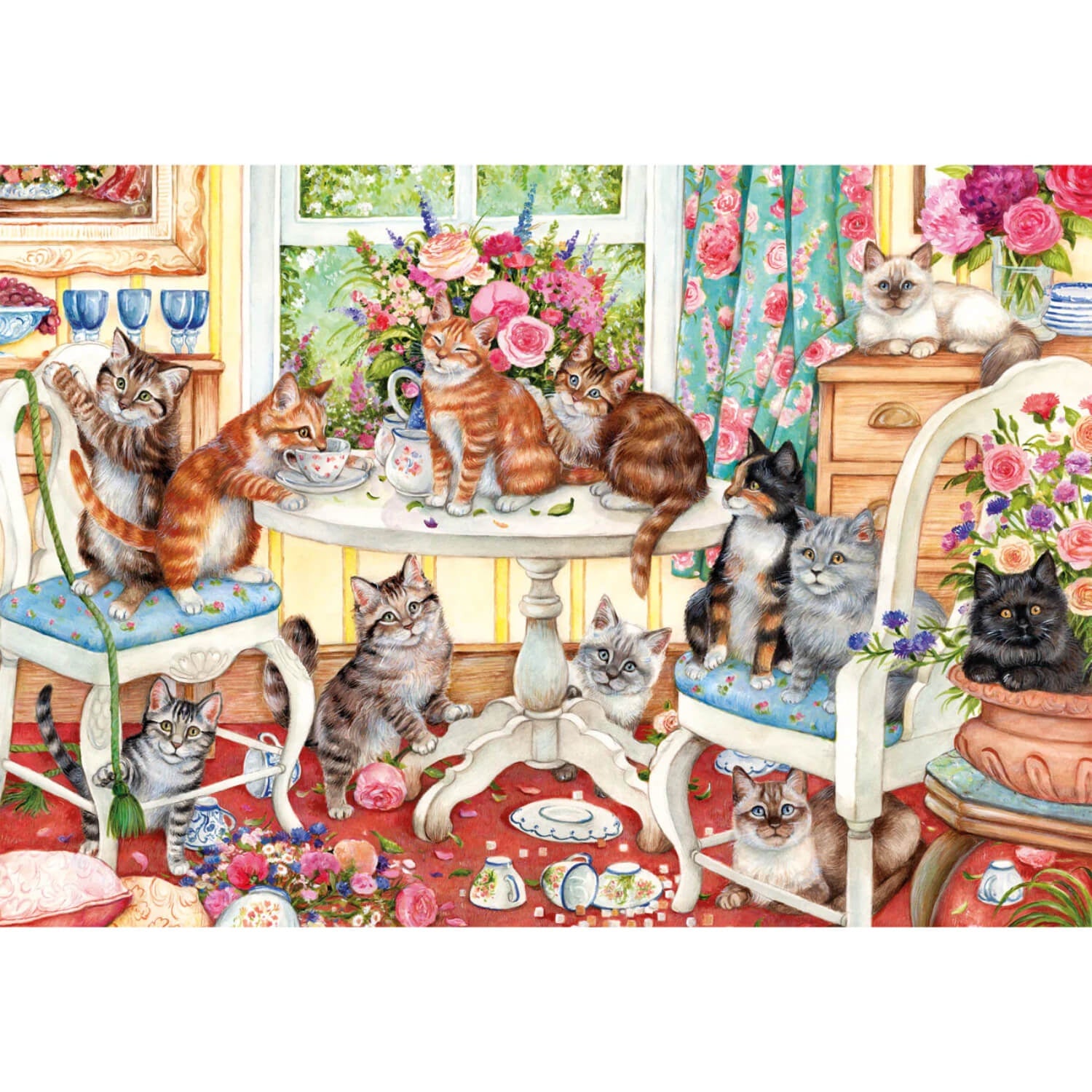 Buy Gibsons | 500 Piece Jigsaw Puzzle - Tails From The Tea Party ...