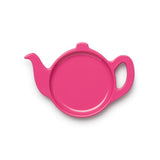 Zeal Melamine Teapot Shaped Teabag Tidy - Neon Pink