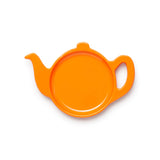 Zeal Melamine Teapot Shaped Teabag Tidy - Neon Orange
