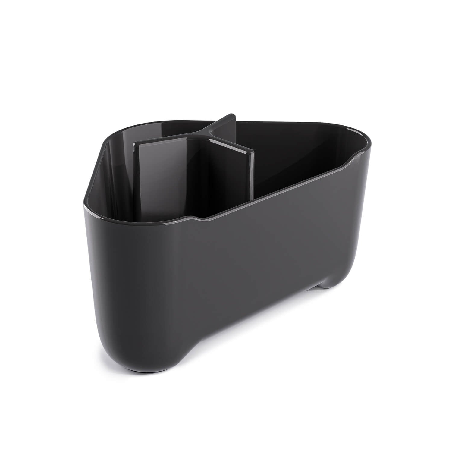 Buy Zeal Tall Corner Melamine Sink Tidy Dark Grey Potters