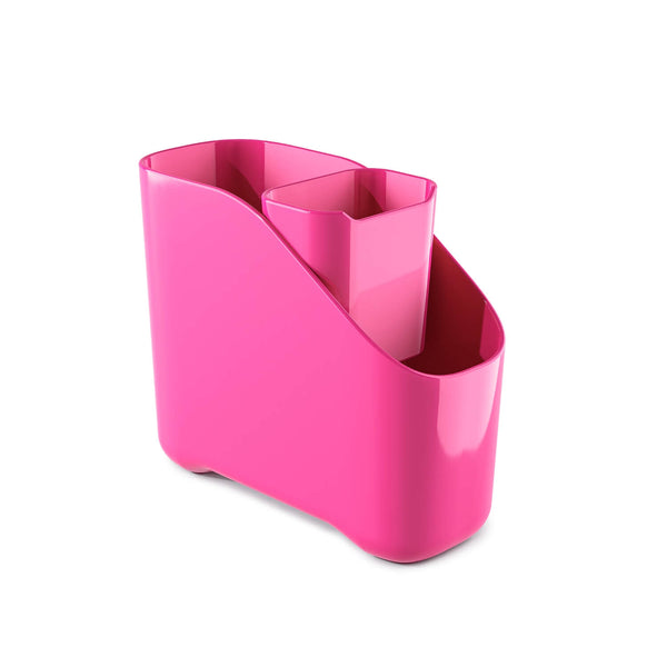 Zeal All In One Melamine Sink Tidy with Inner Bucket - Hot Pink