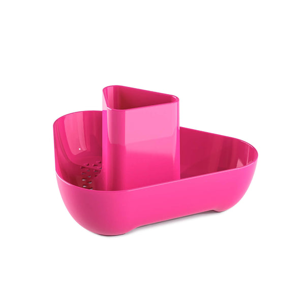 Zeal Corner Melamine Sink Tidy - Hot Pink