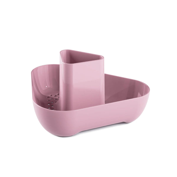 Zeal Corner Melamine Sink Tidy - Rose Pink