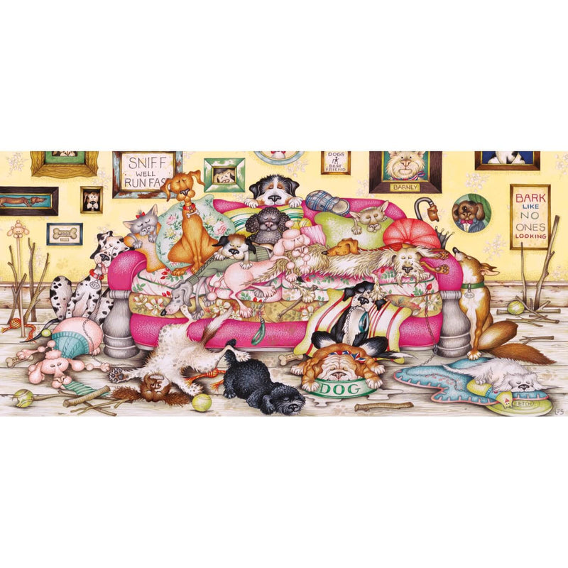 Gibsons 636 Piece Jigsaw Puzzle - After Walkies