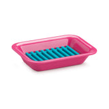 Zeal Melamine 2-Piece Soap Dish - Neon Pink
