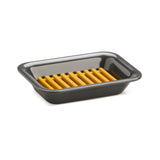 Zeal Melamine 2-Piece Soap Dish - Dark Grey