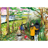 Gibsons 4 x 500 Piece Jigsaw Puzzles - A Dog's Life