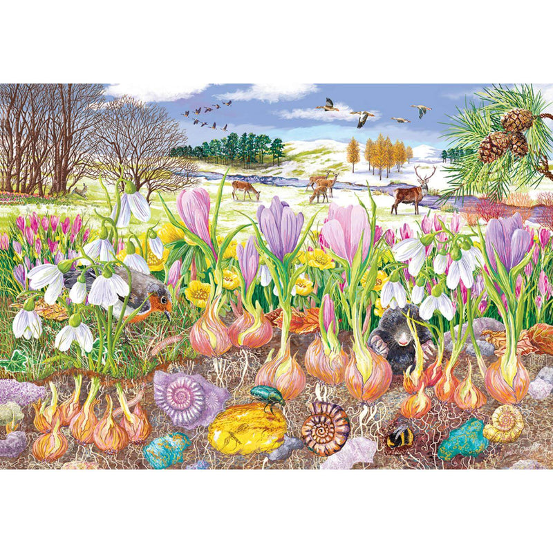 Buy Gibsons | 4x 500 Piece Jigsaw Puzzles - Roots & Shoots – Potters ...