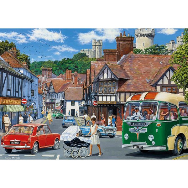 Gibsons 4x 500 Piece Jigsaw Puzzles - A Day Trip To Arundel
