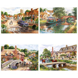 Gibsons 4 x 500 Piece Jigsaw Puzzles - Terry's Waterways