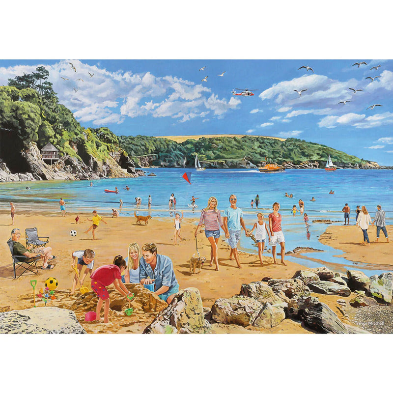 Buy Gibsons | Puzzle 4 x 500 Piece - Beside The Seaside – Potters Cookshop