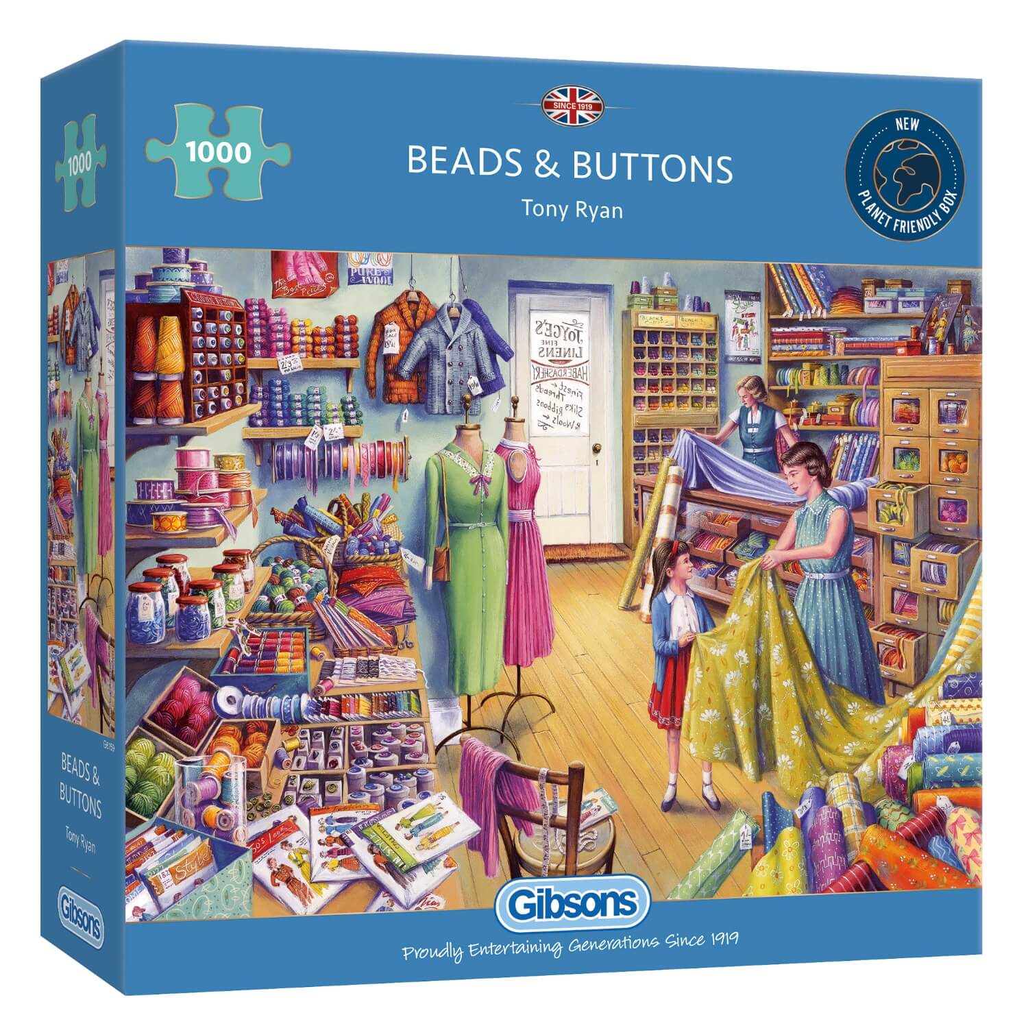 Buy Gibsons | 1000 Piece Jigsaw Puzzle - Beads & Buttons – Potters Cookshop