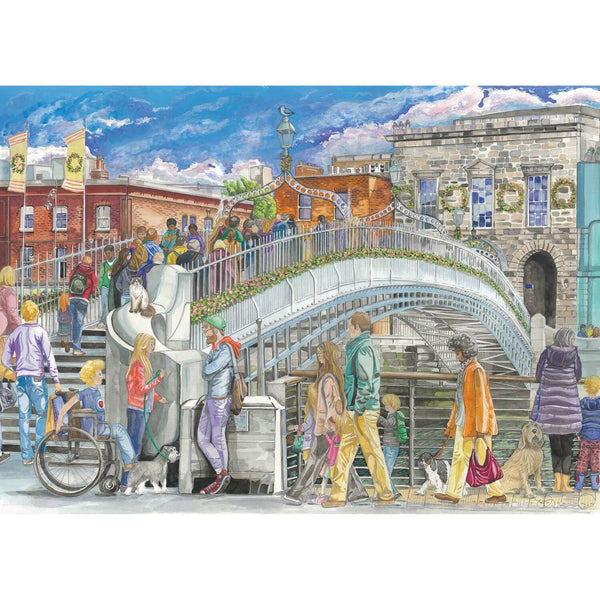 Gibsons 1000 Piece Jigsaw Puzzle - Ha'Penny Bridge