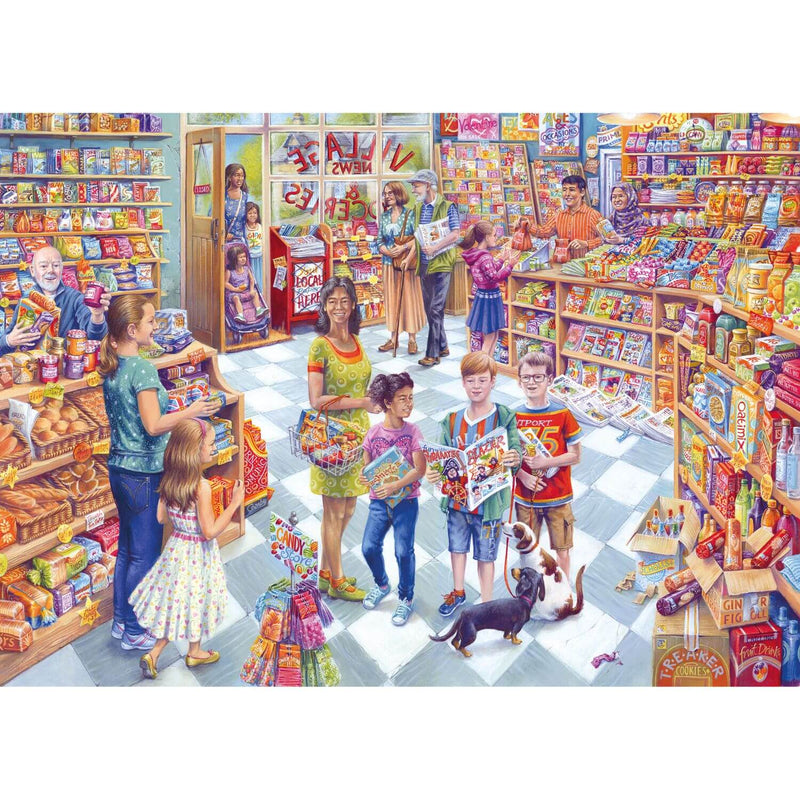 Gibsons 1000 Piece Jigsaw Puzzle - Village News