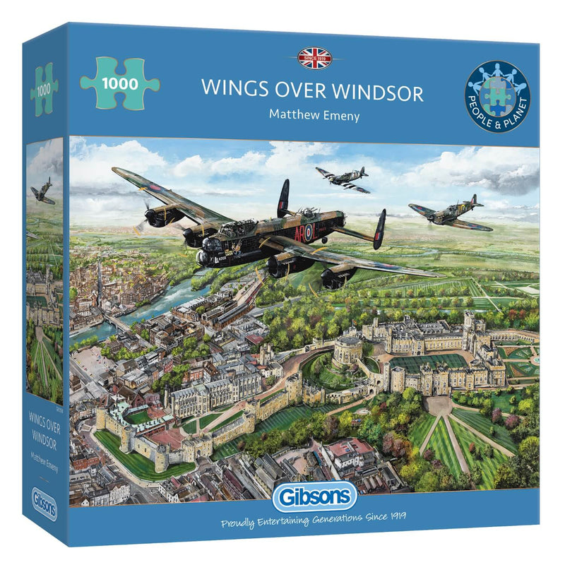 Gibsons 1000 Piece Jigsaw Puzzle - Wings Over Windsor
