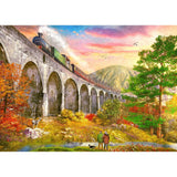Gibsons 1000 Piece Jigsaw Puzzle - Crossing Glenfinnan Viaduct