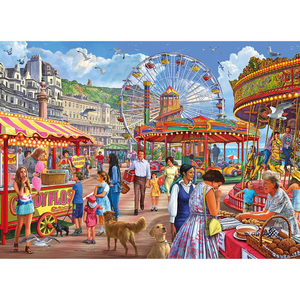 Gibsons 1000 Piece Jigsaw Puzzle - Hastings Promenade