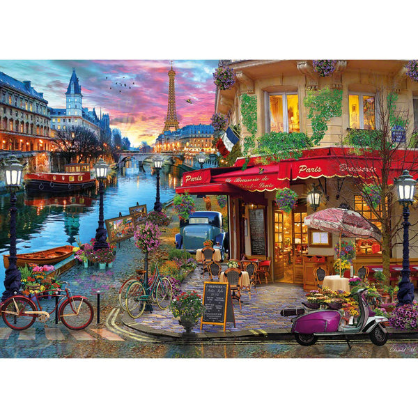 Gibsons 1000 Piece Jigsaw Puzzle - Sunset On The Seine