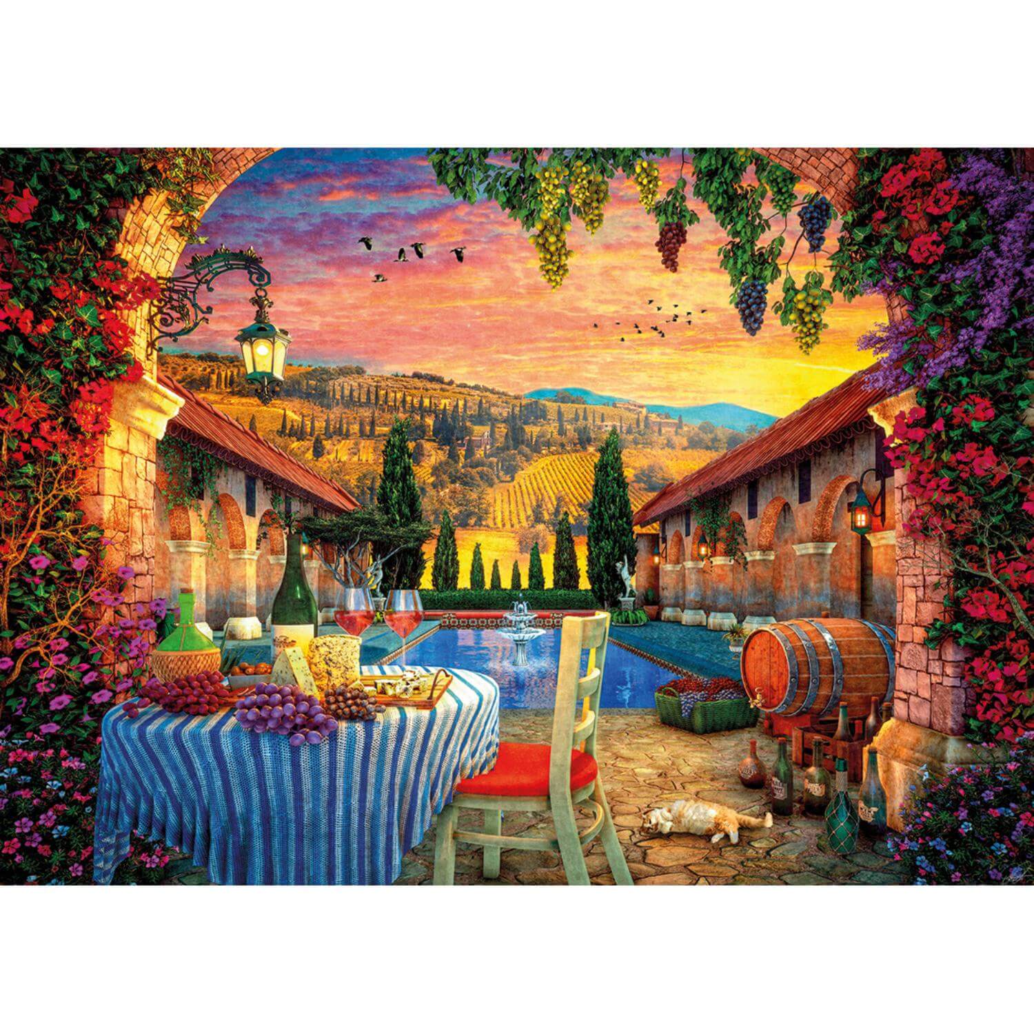 Buy Gibsons | 1000 Piece Jigsaw Puzzle - Tuscany Sunset – Potters Cookshop