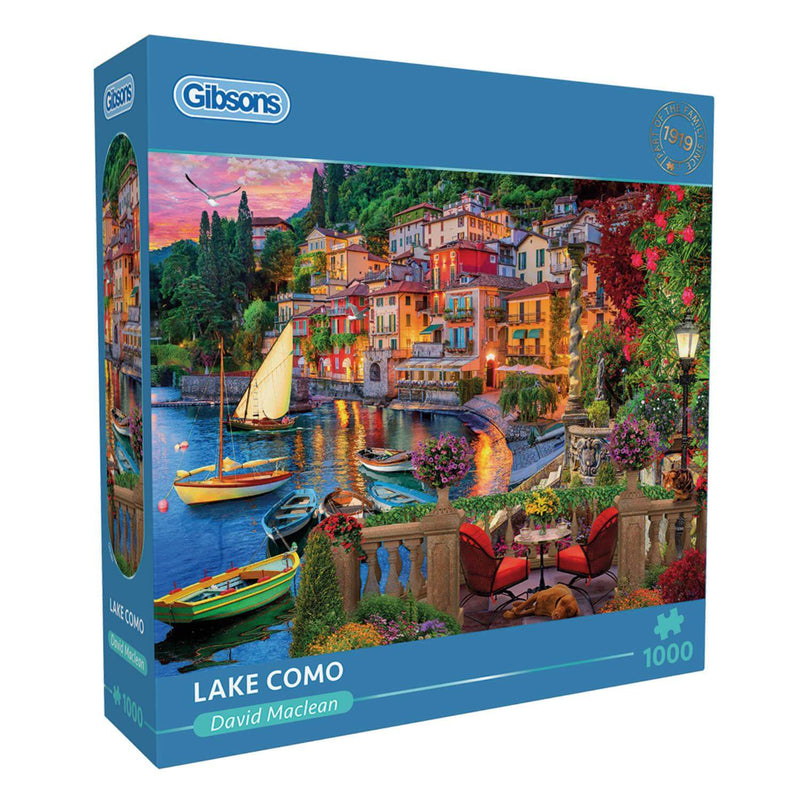 Gibsons 1000 Piece Jigsaw Puzzle - Lake Como