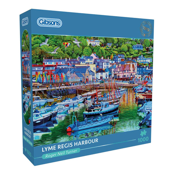 Gibsons 1000 Piece Jigsaw Puzzle - Lyme Regis Harbour