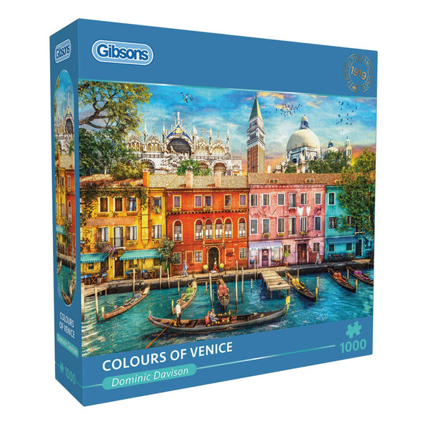 Gibsons 1000 Piece Jigsaw Puzzle - Colours Of Venice