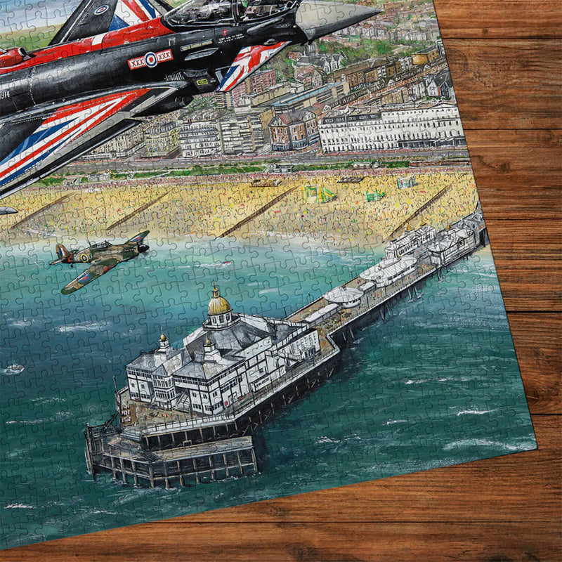 Gibsons 1000 Piece Jigsaw Puzzle - Airshow Over Eastbourne