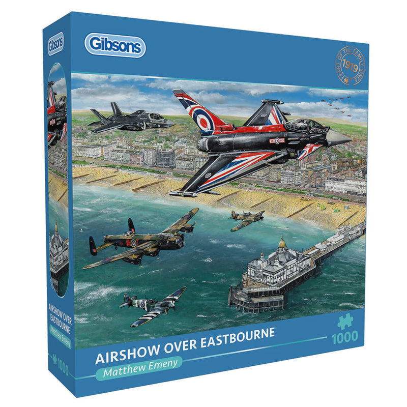 Gibsons 1000 Piece Jigsaw Puzzle - Airshow Over Eastbourne